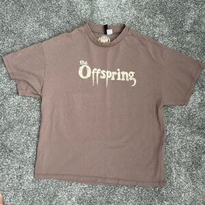 H&M Divided Taupe Graphic Tee